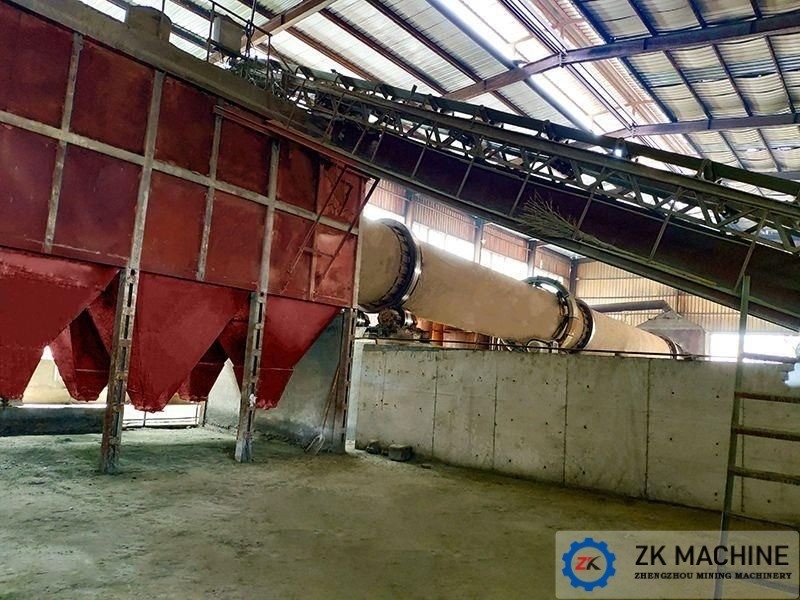 産業用回転炉 亜鉛尾根カルシネーション用回転炉 モデル3.5x70m PLC制御システム