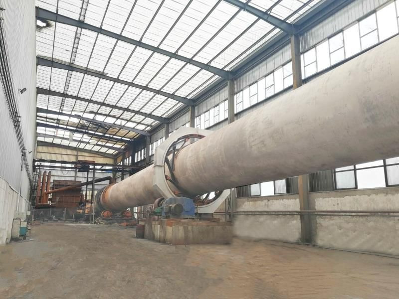 産業用回転炉 亜鉛尾根カルシネーション用回転炉 モデル3.5x70m PLC制御システム