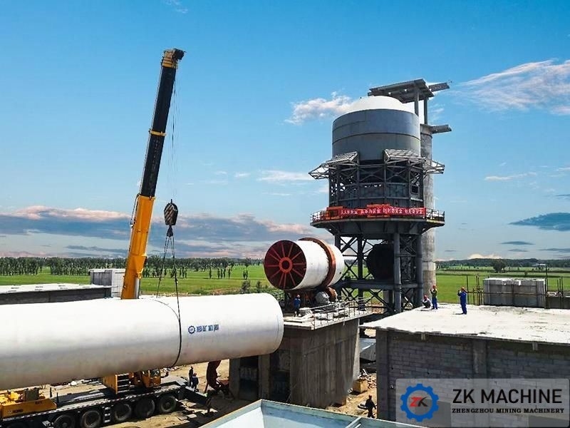 新設計 600 T/D 活性石灰生産ライン 予熱装置