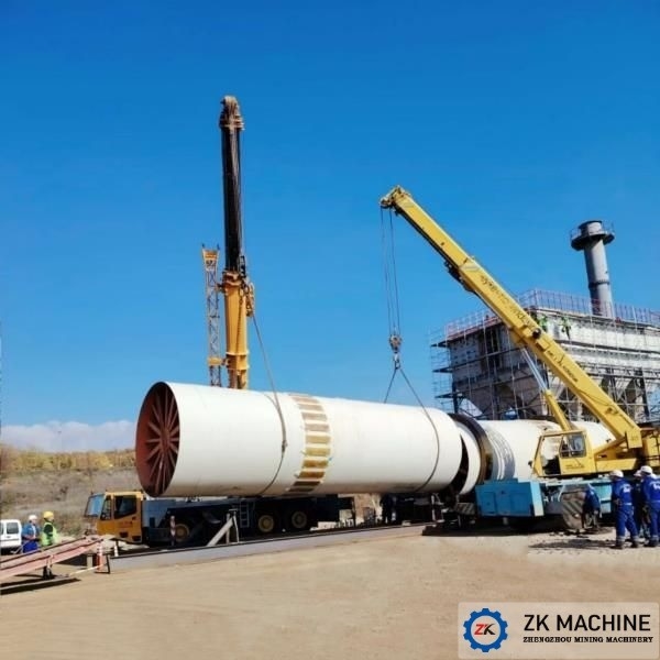 2-46t/H 鉱物の乾燥のためのPLC制御システムを持つ産業用回転乾燥機
